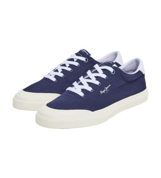 Pepe Jeans Sneakers Kenton in pelle Serie Navy