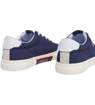 Pepe Jeans Kenton Sneakers i lder Navy Series