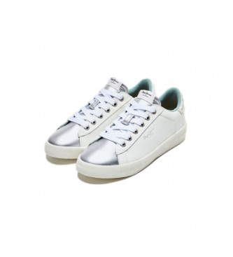 Pepe Jeans Trainers Kioto Fire wit, zilver