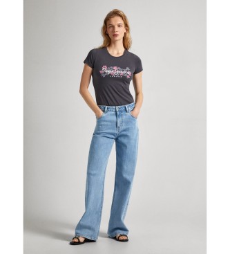 Pepe Jeans T-shirt Korina ciemnoszary