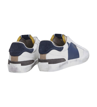 Pepe Jeans Leather shoes Lane Sailor M white