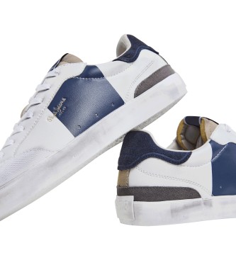 Pepe Jeans Leather shoes Lane Sailor M white