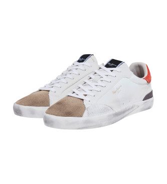 Pepe Jeans Sneakers Lane Urban M in pelle bianca