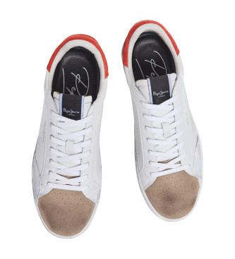 Pepe Jeans Leather shoes Lane Urban M white