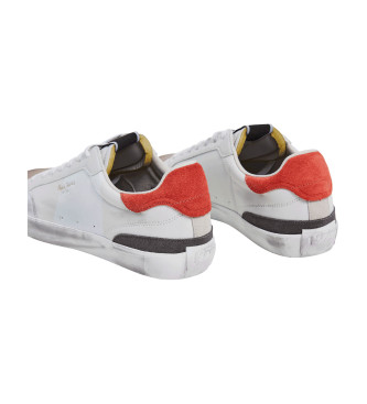 Pepe Jeans Sapatos de couro Lane Urban M branco