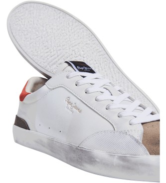 Pepe Jeans Leather shoes Lane Urban M white