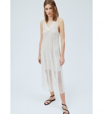 Pepe Jeans Lara-kjole hvid