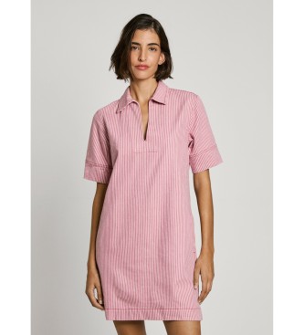 Pepe Jeans Kurzes Kleid Lena rot