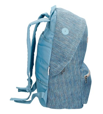 Pepe Jeans Mochila Escolar Lena adaptable azul - Tienda Esdemarca calzado,  moda y complementos - zapatos de marca y zapatillas de marca