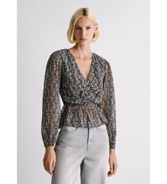 Pepe Jeans Bluzka Lethe czarny