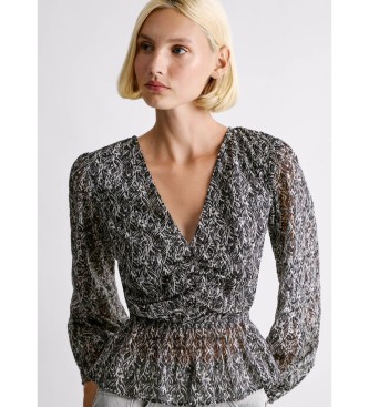 Pepe Jeans Bluzka Lethe czarny