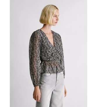 Pepe Jeans Bluzka Lethe czarny