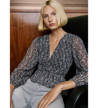Pepe Jeans Bluzka Lethe czarny