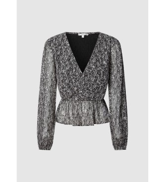 Pepe Jeans Bluzka Lethe czarny