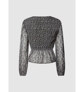 Pepe Jeans Bluzka Lethe czarny