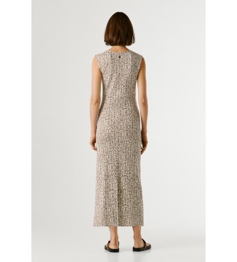 Pepe Jeans Bruine Lexi jurk