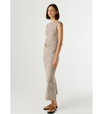 Pepe Jeans Bruine Lexi jurk