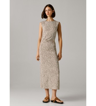 Pepe Jeans Bruine Lexi jurk