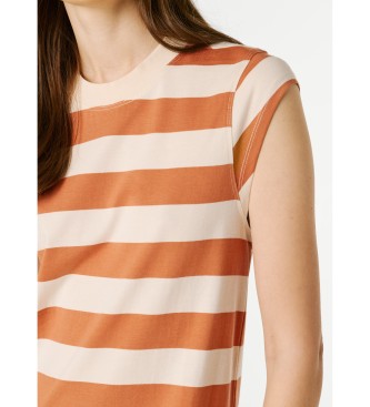 Pepe Jeans Lilla beige kjole