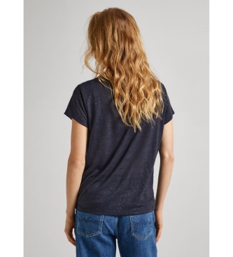 Pepe Jeans T-shirt de manga curta Lilian azul-marinho