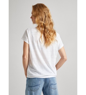 Pepe Jeans T-shirt  manches courtes Lilian blanc