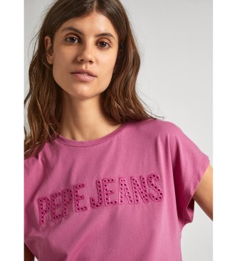Pepe Jeans Camiseta Lilith rosa