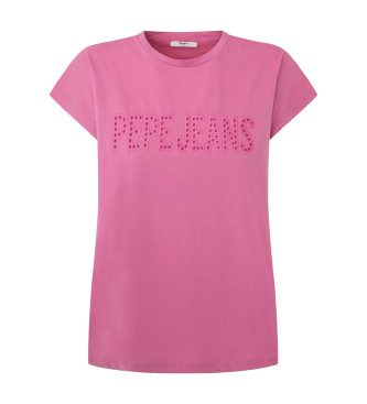 Pepe Jeans Camiseta Lilith rosa