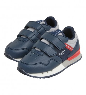 Pepe Jeans London Bright Bk navy trainers