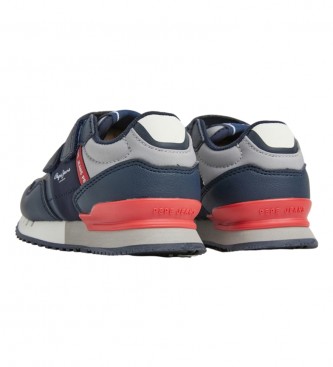 Pepe Jeans London Bright Bk navy trainers