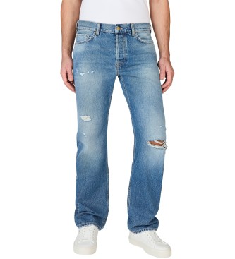 Pepe Jeans Jeans Loose Distressed azul