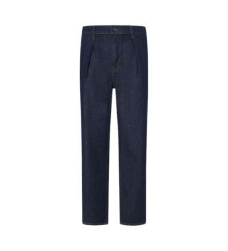 Pepe Jeans Blauwe jeans met losse pasvorm en lage taille