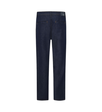 Pepe Jeans Blauwe jeans met losse pasvorm en lage taille