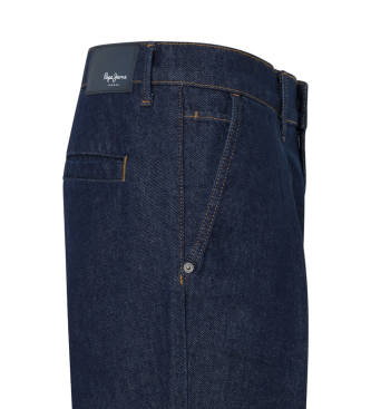 Pepe Jeans Blauwe jeans met losse pasvorm en lage taille