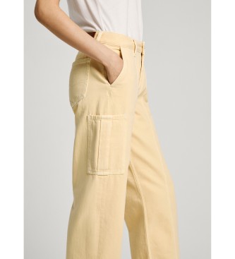 Pepe Jeans Kavbojke Loose St yellow