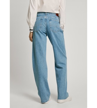 Pepe Jeans Jeans larghi in blu nocciola