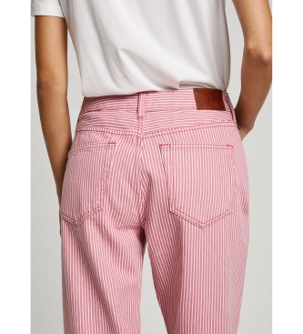 Pepe Jeans Jeans i ls passform Stripe rosa