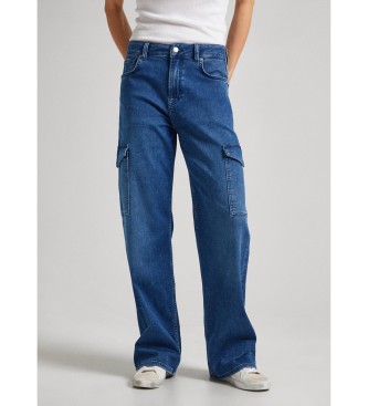 Pepe Jeans Jeans Lose St Hw Utility blau