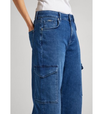 Pepe Jeans Jeans Loose St Hw Utility azul