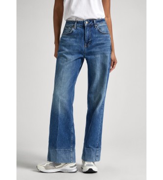 Pepe Jeans Jeans Loose St Uhw Fade azul