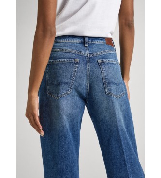 Pepe Jeans Luźne jeansy St Uhw Fade w kolorze niebieskim