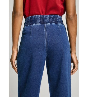 Pepe Jeans Ohlapne hlače St modre barve