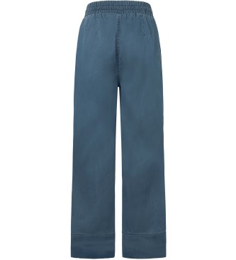 Pepe Jeans Jeans larghi in tencel blu