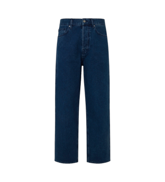 Pepe Jeans Blauwe jeans met losse pasvorm en lage taille