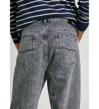 Pepe Jeans Jeans Loose Straight Carbon cinzento