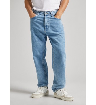 Pepe Jeans Jeans bleus amples et  taille basse