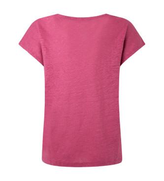 Pepe Jeans Różowa koszulka Lottie