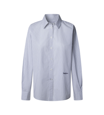 Pepe Jeans Blaues Lou-Hemd