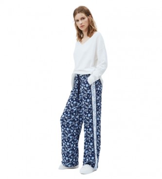 Pepe Jeans Pantaloni fluidi blu Lidia - Esdemarca Store moda, calzature e  accessori - migliori marche di scarpe e scarpe firmate
