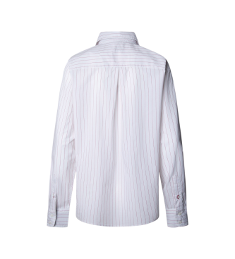 Pepe Jeans Camicia bianca con testo lirico