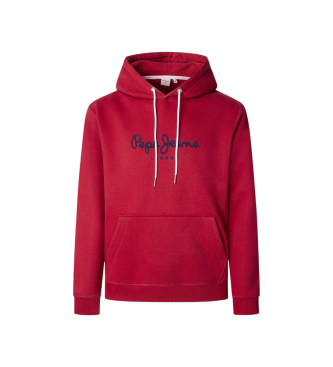 Pepe Jeans Sweatshirt Macbeth Ensfarvet r�d